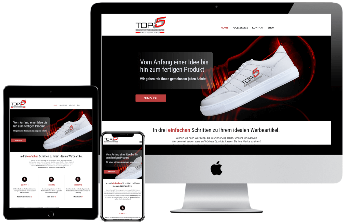 Webdesign für Promotion Firmen