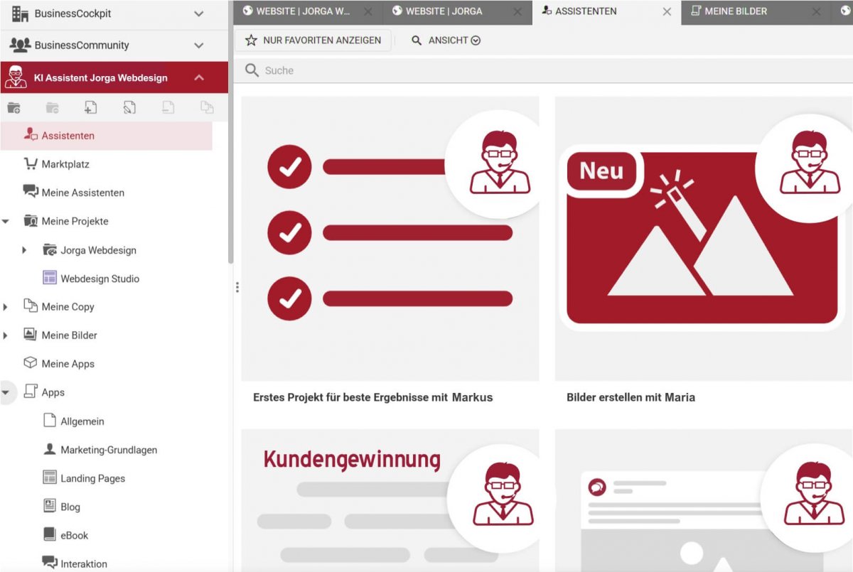 Ki Assistenten für Websites